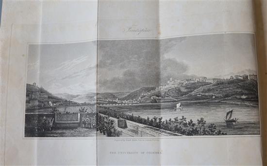 Kinsey, William Morgan - Portugal Illustrated in a Series of Letters, 1st edition, 8vo, rebacked drab boards,